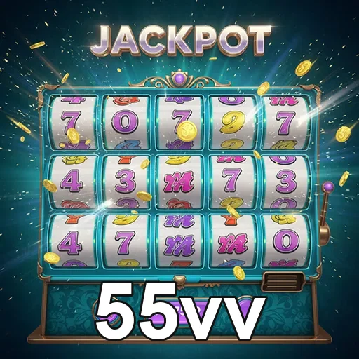 Imagem do site 55vv mostrando diferentes tipos de slots de jogo para jogadores de cassino online