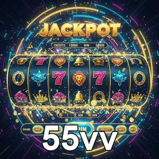Imagem relacionada a slots de cassino, destacando o site 55vv para jogos de azar online.