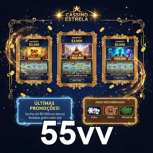 Imagem do site 55vv mostrando a página inicial com destaque para produtos e informações, representando o 55vv.